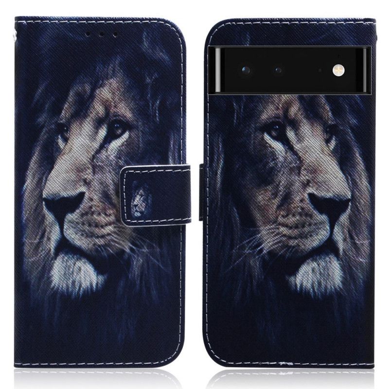 Flip Kotelot Google Pixel 6 Dreaming Lion