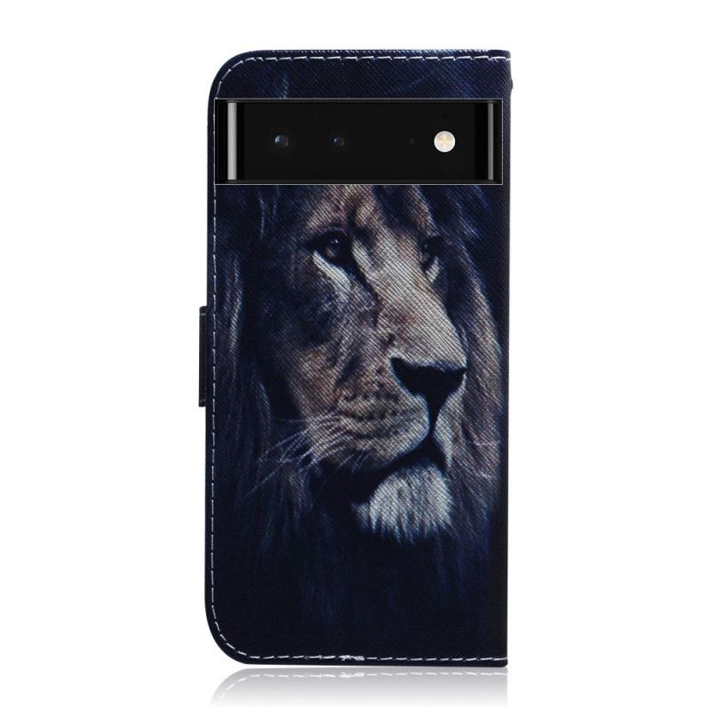 Flip Kotelot Google Pixel 6 Dreaming Lion