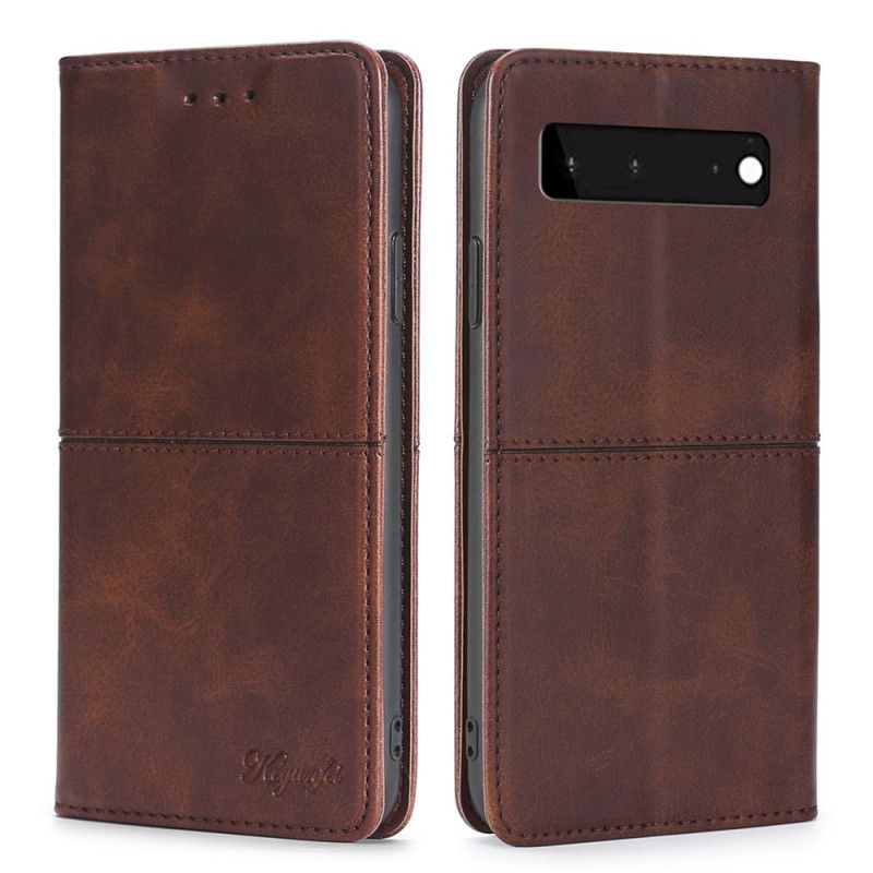 Flip Kotelot Google Pixel 6 Style Leather Couture