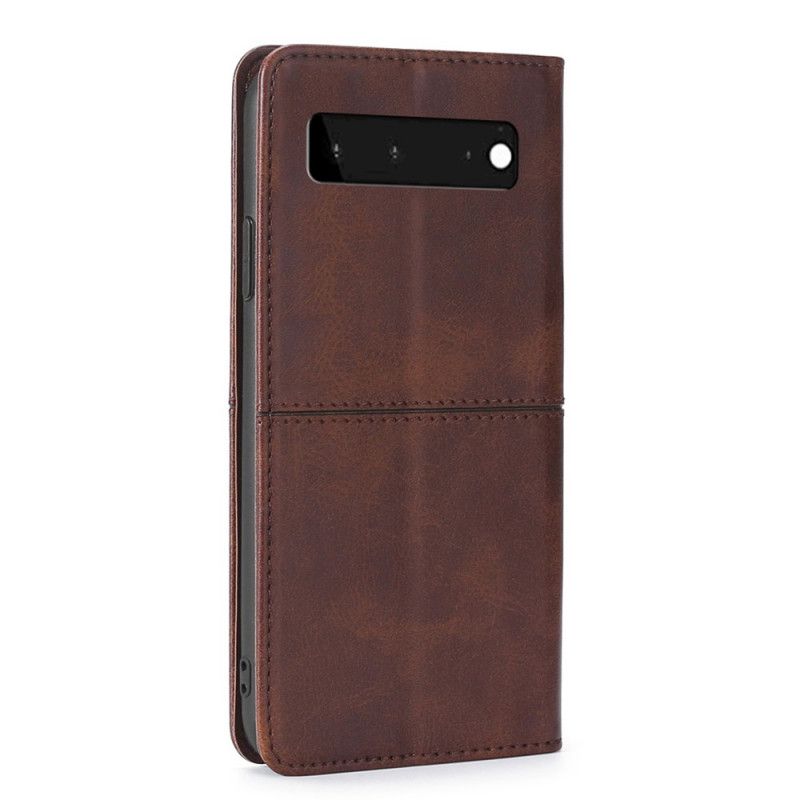 Flip Kotelot Google Pixel 6 Style Leather Couture