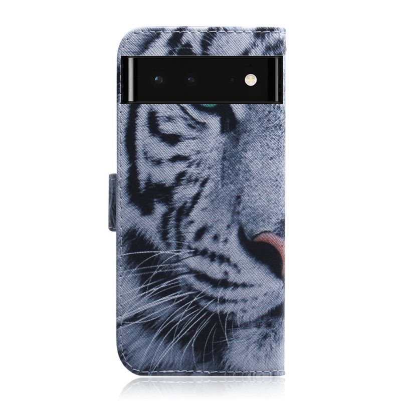 Flip Kotelot Google Pixel 6 Tiger Face