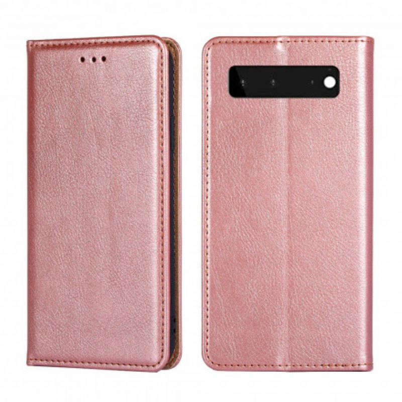 Flip Kotelot Google Pixel 6 Vintage Leather Style Suojakuori