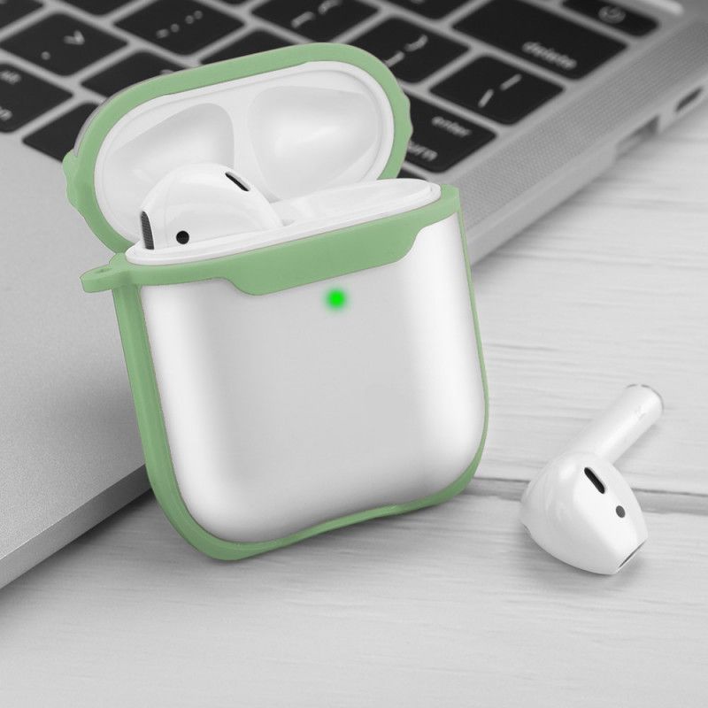 Kuori AirPods Harmaa Musta Läpinäkyvä Himmeä