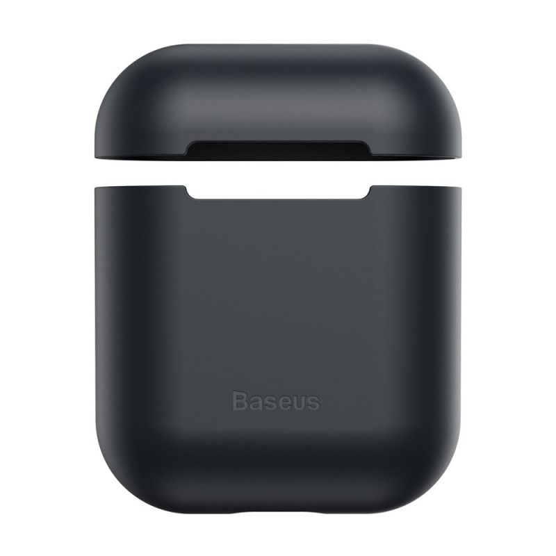 Kuori AirPods Harmaa Musta Silikonipohja