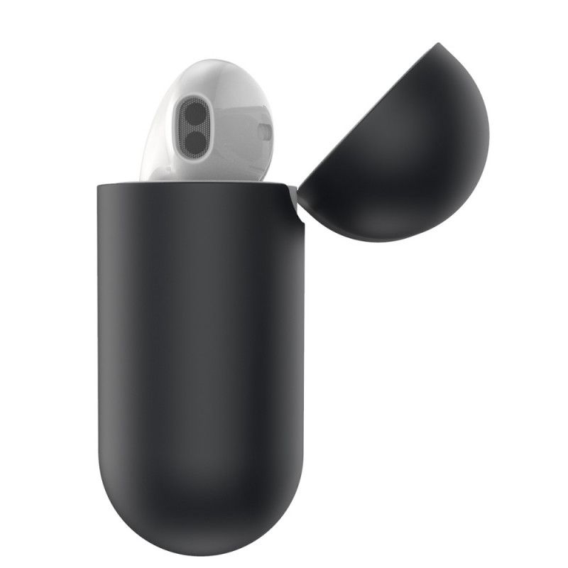 Kuori AirPods Harmaa Musta Silikonipohja