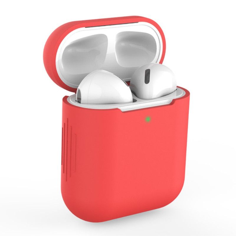 Kuori AirPods Valkoinen Musta Klassinen Silikoni Suojakuori