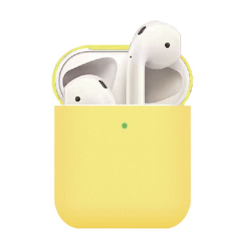 Kuori AirPods Valkoinen Musta Matto Silikoni