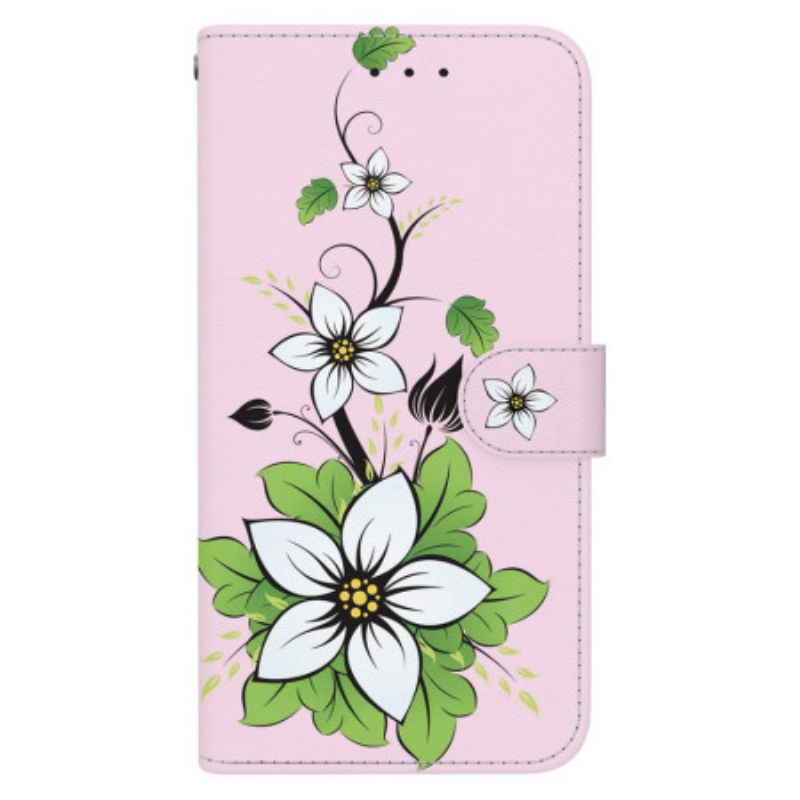 Kotelot Sony Xperia 10 Vi Strappy Lily Suojakuori