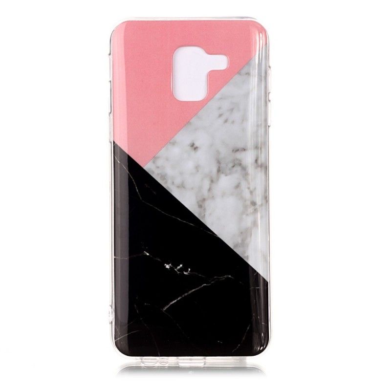 Case Kuoret Samsung Galaxy J6 Puhelinkuoret Geometrinen Marmorivaikutus