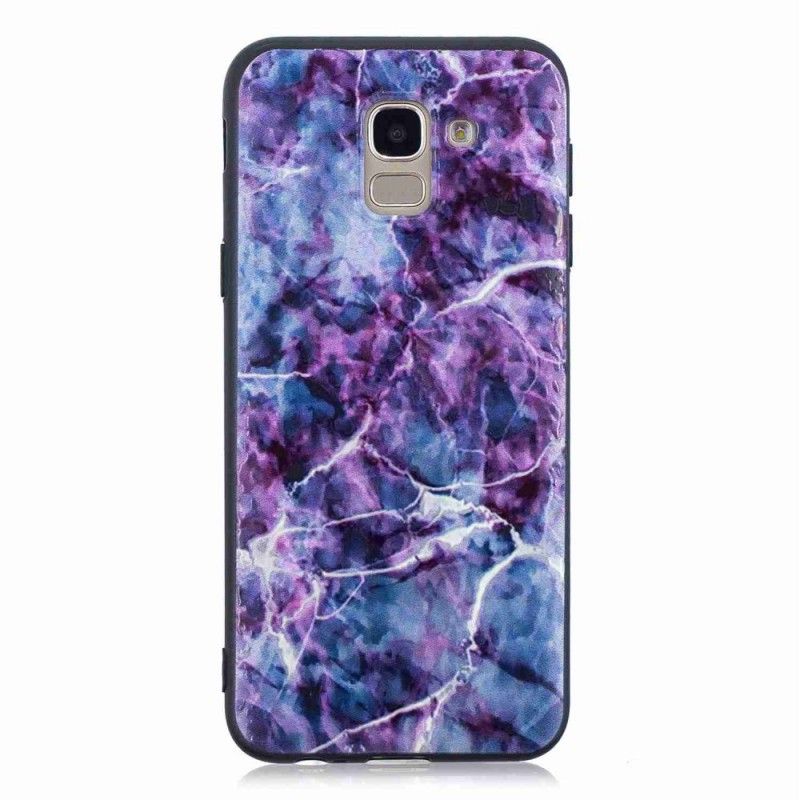 Case Kuoret Samsung Galaxy J6 Puhelinkuoret Violetti Marmori