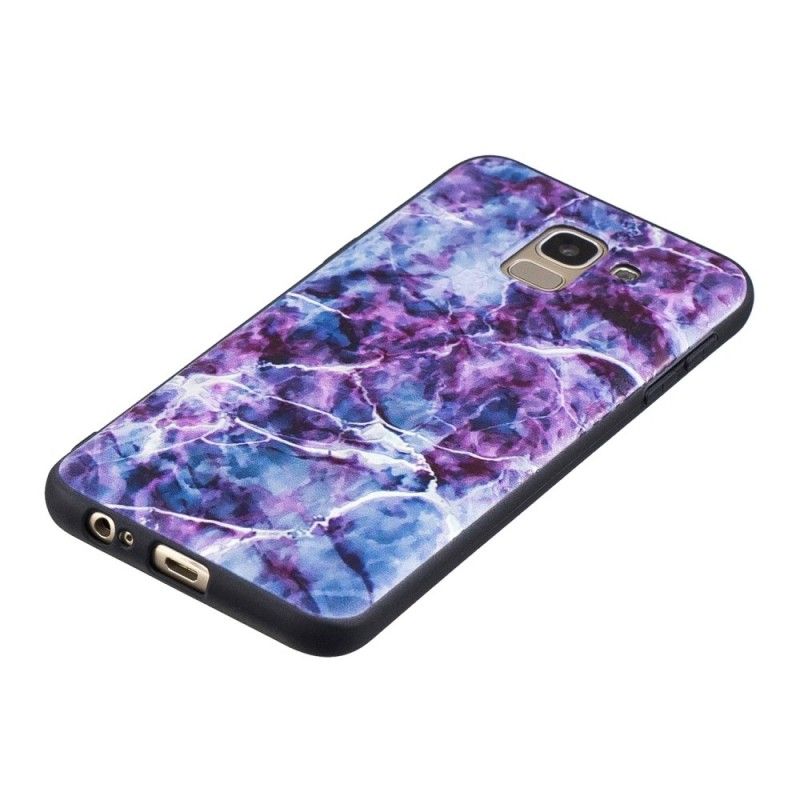 Case Kuoret Samsung Galaxy J6 Puhelinkuoret Violetti Marmori