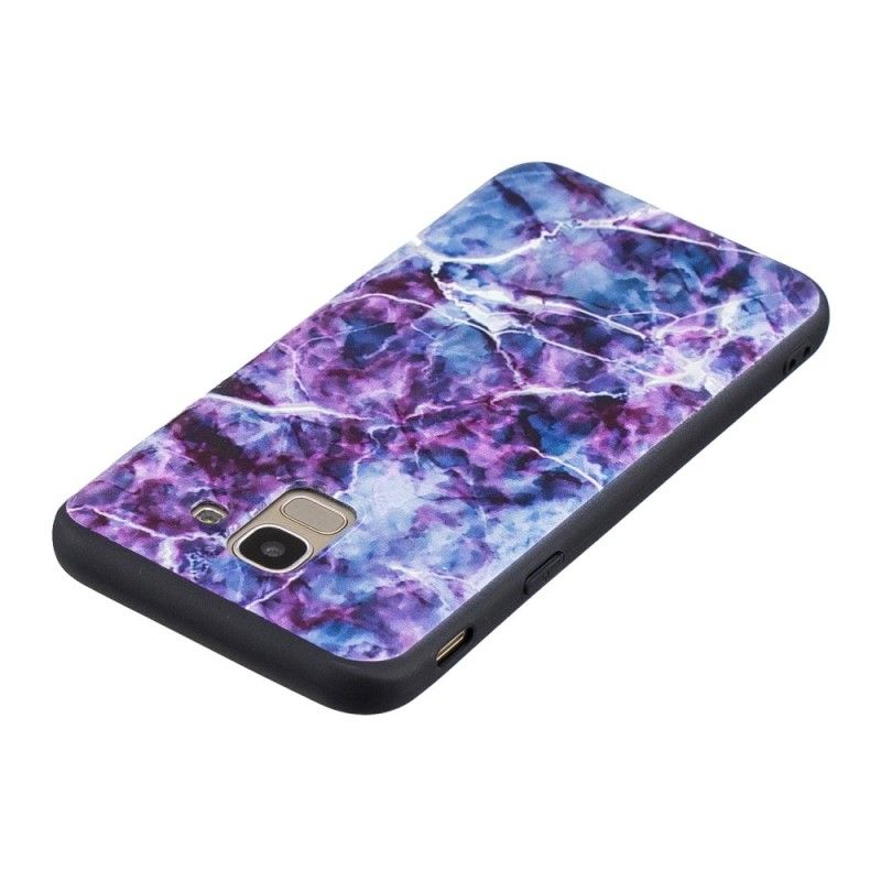 Case Kuoret Samsung Galaxy J6 Puhelinkuoret Violetti Marmori