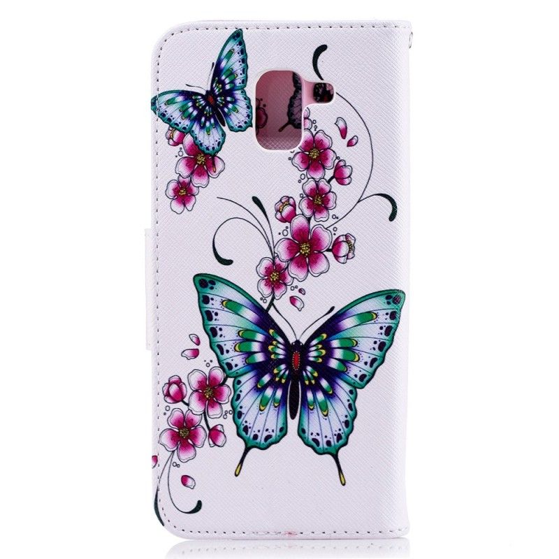 Flip Case Samsung Galaxy J6 Ihania Perhosia