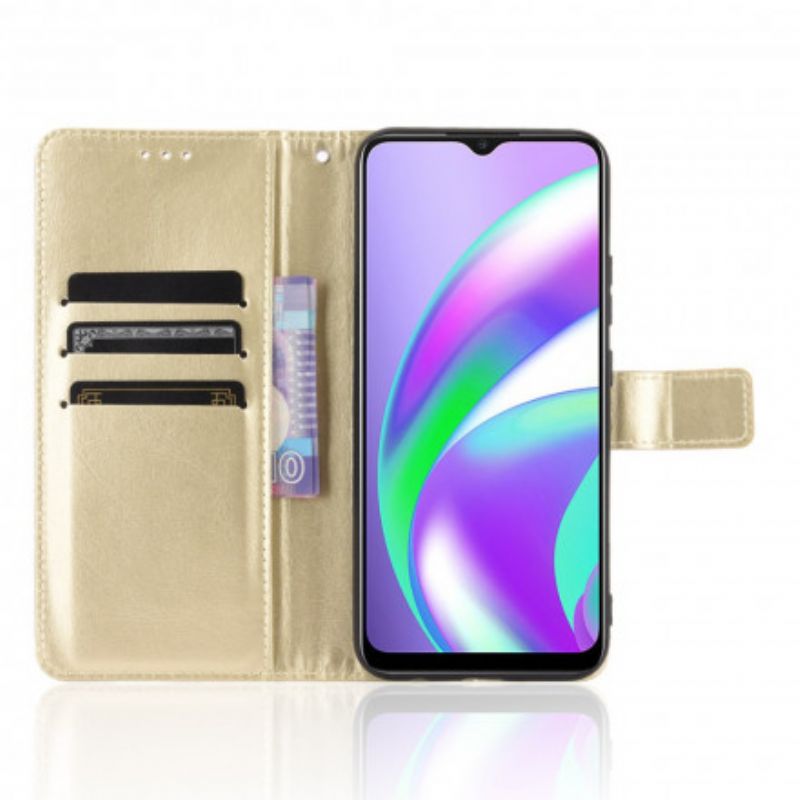 Flip Kotelot Oppo A15 Flashy Faux Leather