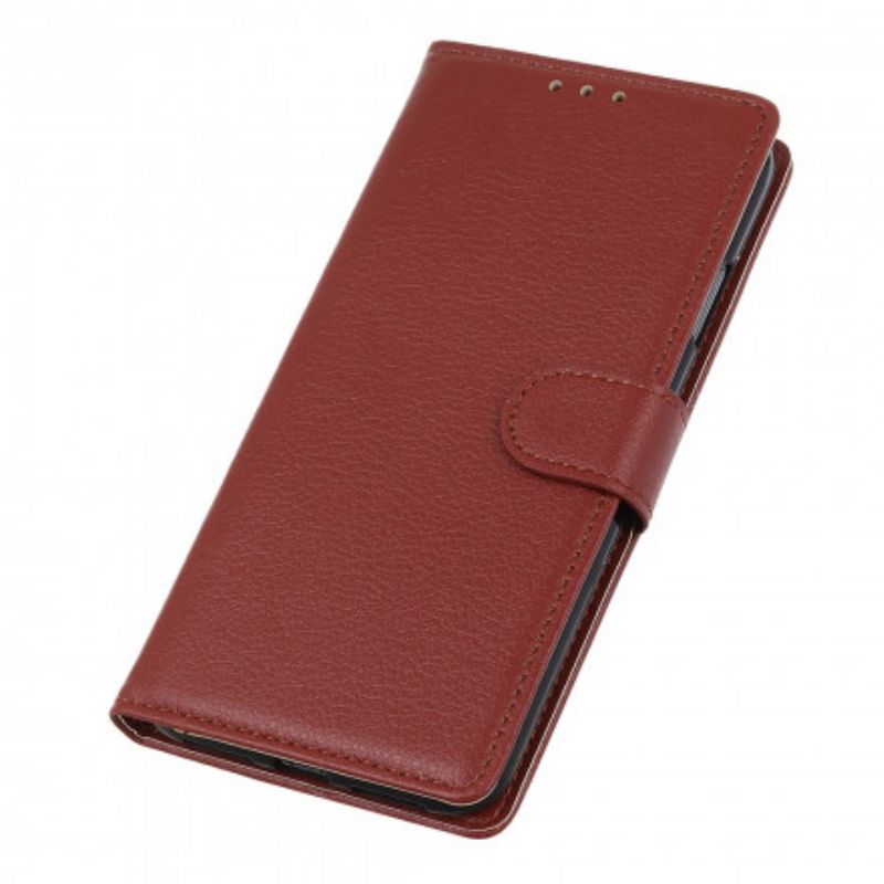 Flip Kotelot Oppo A15 Lychee Faux Leather