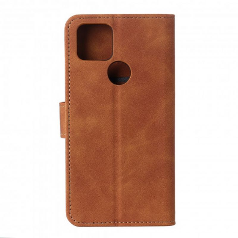 Flip Kotelot Oppo A15 Matte Leather Effect Vintage Khazneh