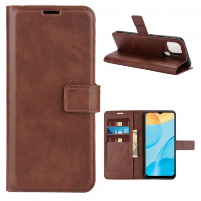 Flip Kotelot Oppo A15 Slim Extreme Leather Effect