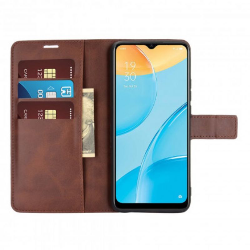 Flip Kotelot Oppo A15 Slim Extreme Leather Effect