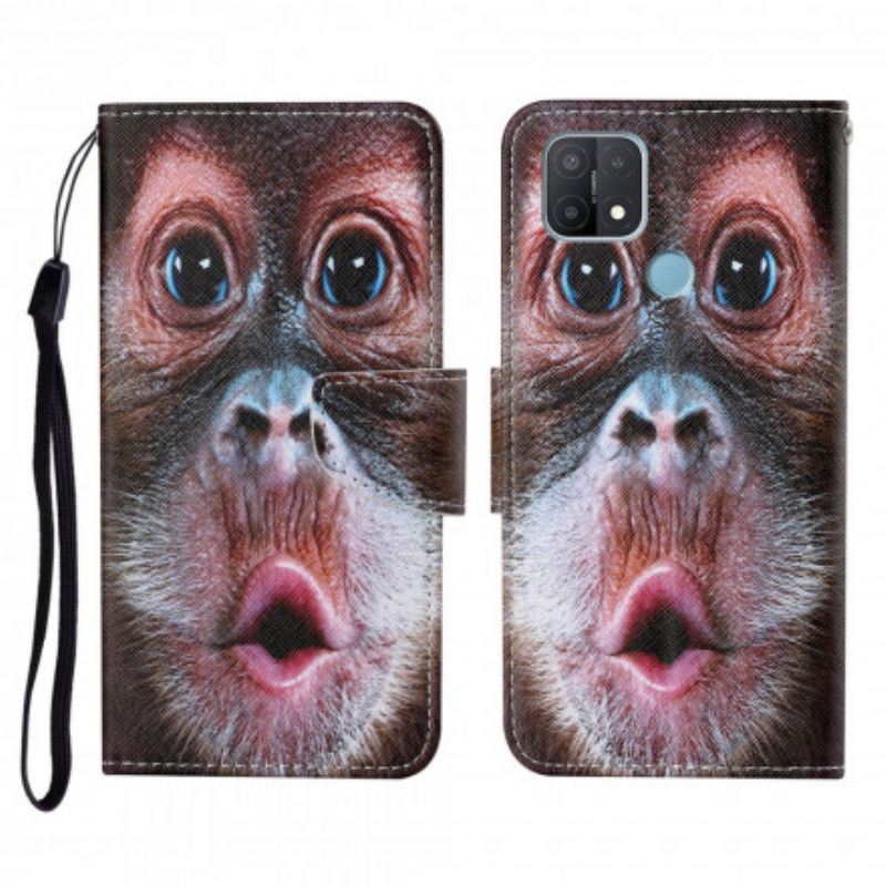 Flip Kotelot Oppo A15 Thong Monkey