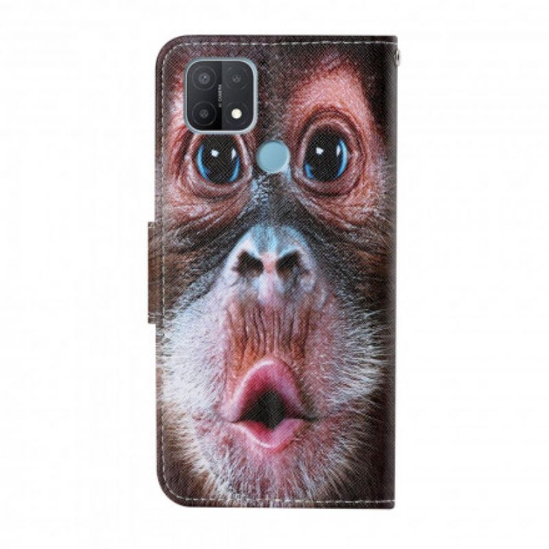 Flip Kotelot Oppo A15 Thong Monkey