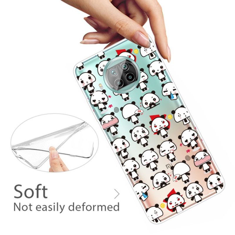 Case Kuoret Xiaomi Mi 10T Lite 5G / Redmi Note 9 Pro 5G Puhelinkuoret Hauskoja Pandoja