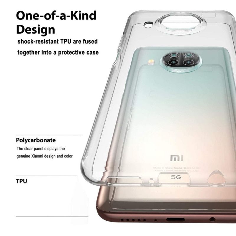 Case Kuoret Xiaomi Mi 10T Lite 5G / Redmi Note 9 Pro 5G Puhelinkuoret Läpinäkyvä