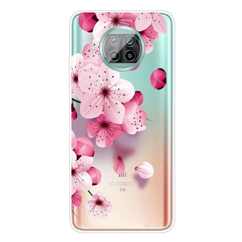 Case Kuoret Xiaomi Mi 10T Lite 5G / Redmi Note 9 Pro 5G Puhelinkuoret Pienet Vaaleanpunaiset Kukat