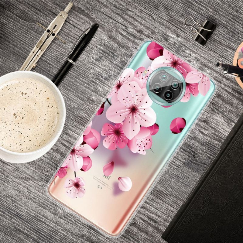 Case Kuoret Xiaomi Mi 10T Lite 5G / Redmi Note 9 Pro 5G Puhelinkuoret Pienet Vaaleanpunaiset Kukat