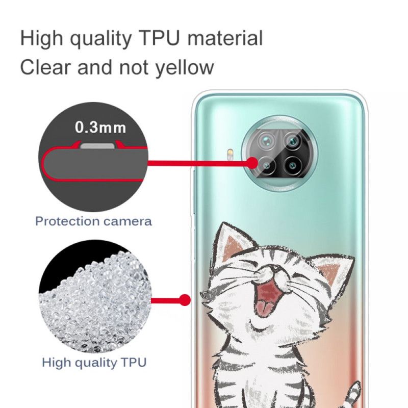 Case Kuoret Xiaomi Mi 10T Lite 5G / Redmi Note 9 Pro 5G Puhelinkuoret Söpö Kissa