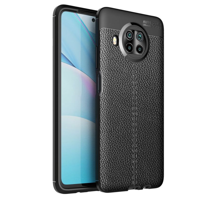 Case Kuoret Xiaomi Mi 10T Lite 5G / Redmi Note 9 Pro 5G Punainen Musta Puhelinkuoret Litsi Nahkaa