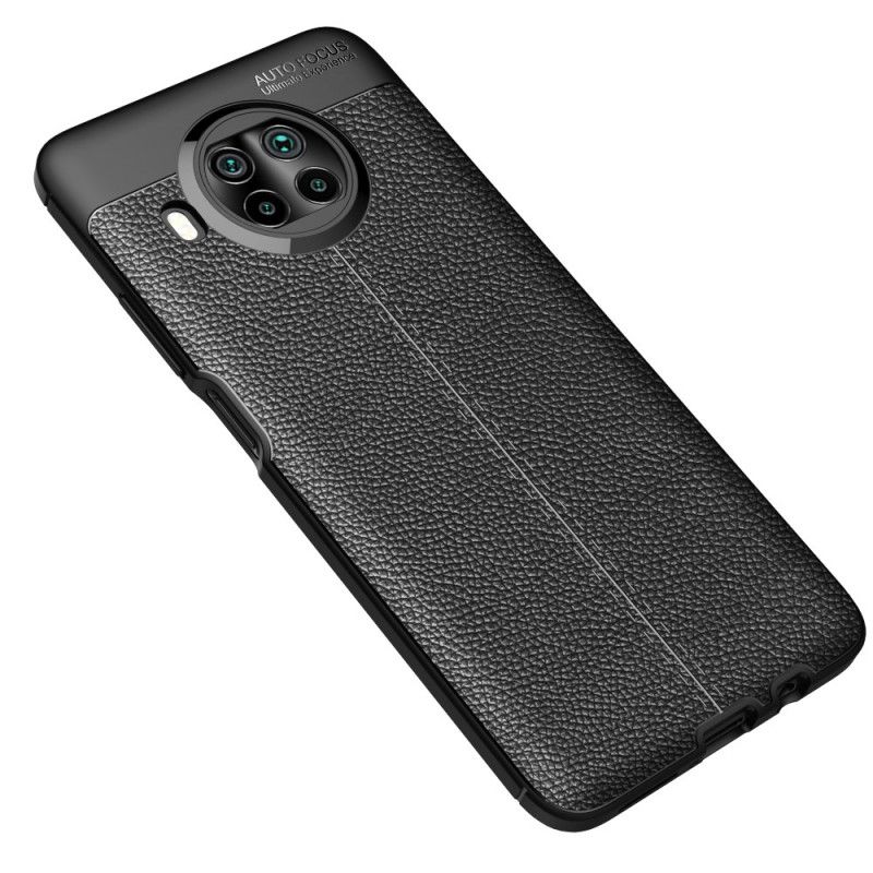 Case Kuoret Xiaomi Mi 10T Lite 5G / Redmi Note 9 Pro 5G Punainen Musta Puhelinkuoret Litsi Nahkaa