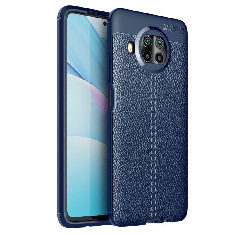 Case Kuoret Xiaomi Mi 10T Lite 5G / Redmi Note 9 Pro 5G Punainen Musta Puhelinkuoret Litsi Nahkaa