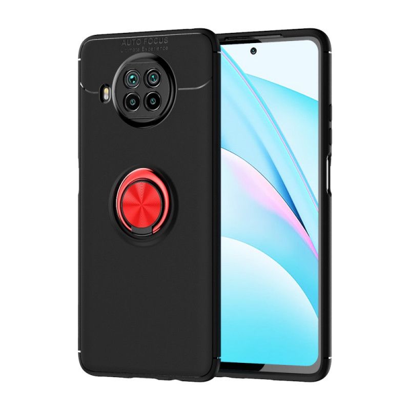 Case Kuoret Xiaomi Mi 10T Lite 5G / Redmi Note 9 Pro 5G Punainen Musta Puhelinkuoret Pyörivä Rengas