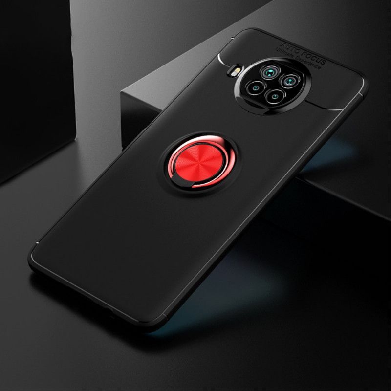 Case Kuoret Xiaomi Mi 10T Lite 5G / Redmi Note 9 Pro 5G Punainen Musta Puhelinkuoret Pyörivä Rengas