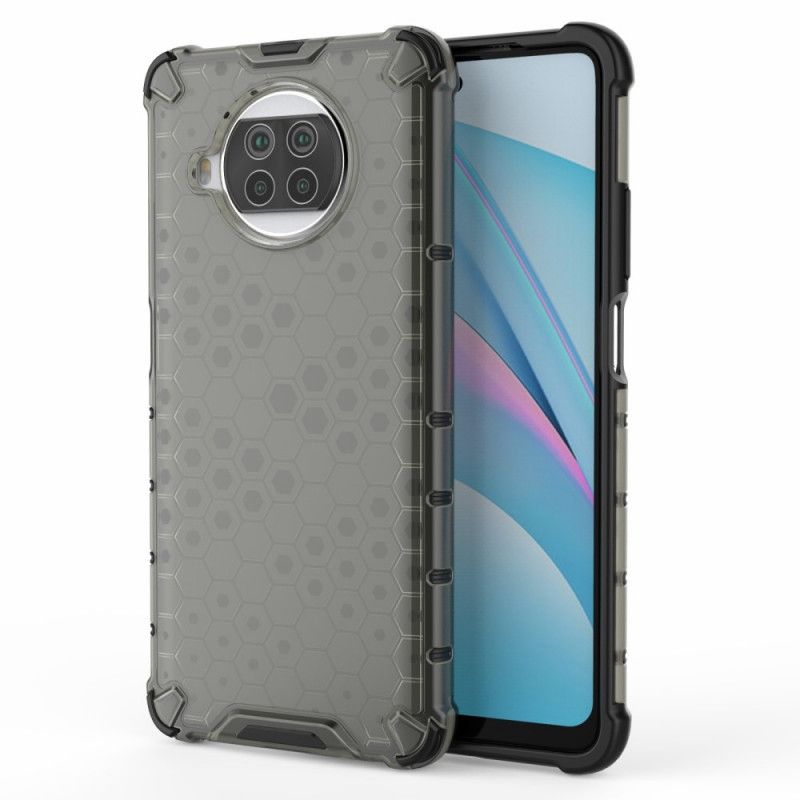 Case Kuoret Xiaomi Mi 10T Lite 5G / Redmi Note 9 Pro 5G Valkoinen Musta Puhelinkuoret Hunajakennotyyli