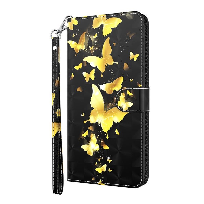 Flip Case Xiaomi Mi 10T Lite 5G / Redmi Note 9 Pro 5G Keltaiset Perhoset