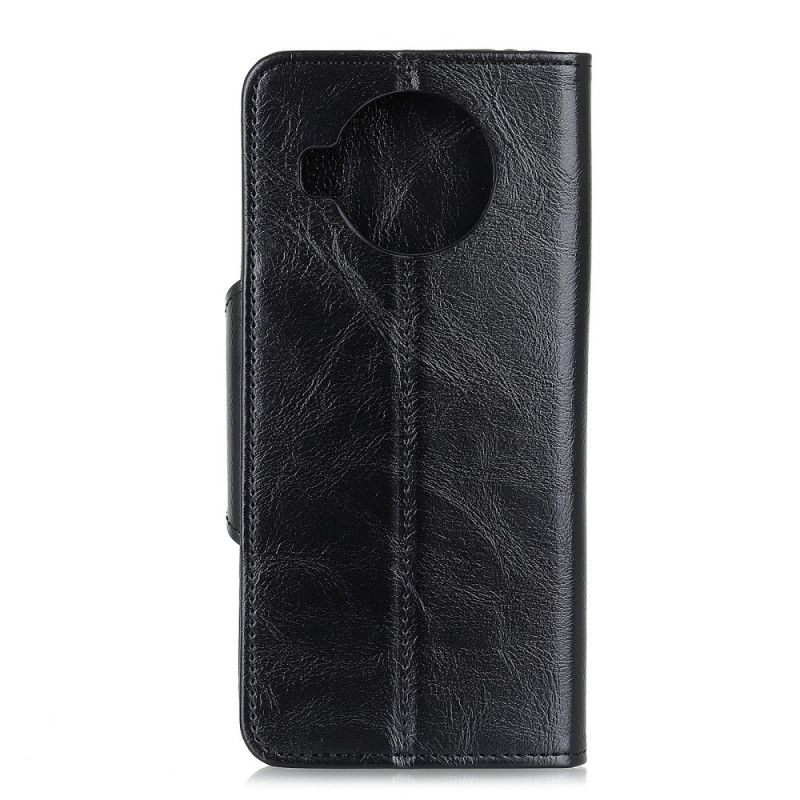 Flip Case Xiaomi Mi 10T Lite 5G / Redmi Note 9 Pro 5G Tummansininen Musta Khazneh