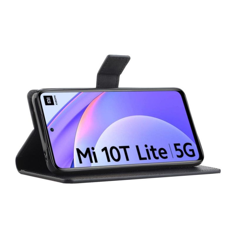 Flip Case Xiaomi Mi 10T Lite 5G / Redmi Note 9 Pro 5G Yksinkertainen Litsi