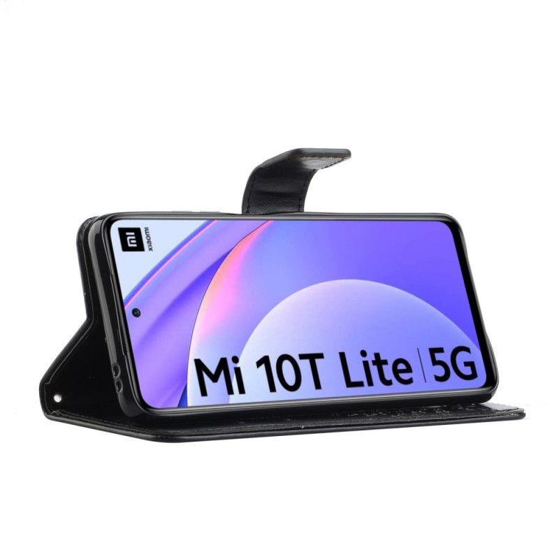 Kotelot Xiaomi Mi 10T Lite 5G / Redmi Note 9 Pro 5G Harmaa Musta Puu Ja Remmi Pöllöt