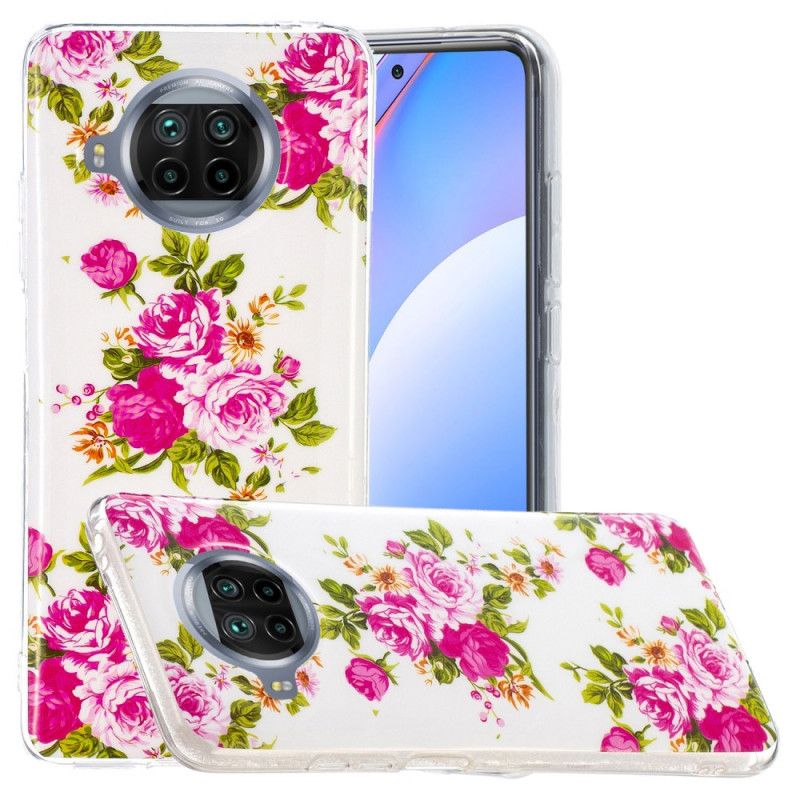 Kuori Xiaomi Mi 10T Lite 5G / Redmi Note 9 Pro 5G Fluo Liberty -Kukat Suojakuori