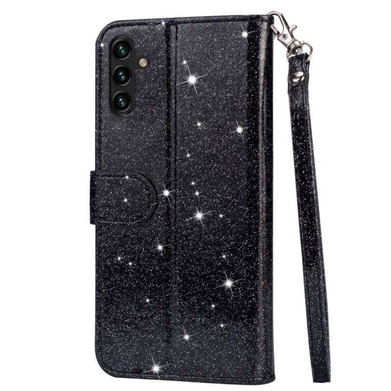 Kotelot Samsung Galaxy A15 Glitter-kolikkolaukku Edessä