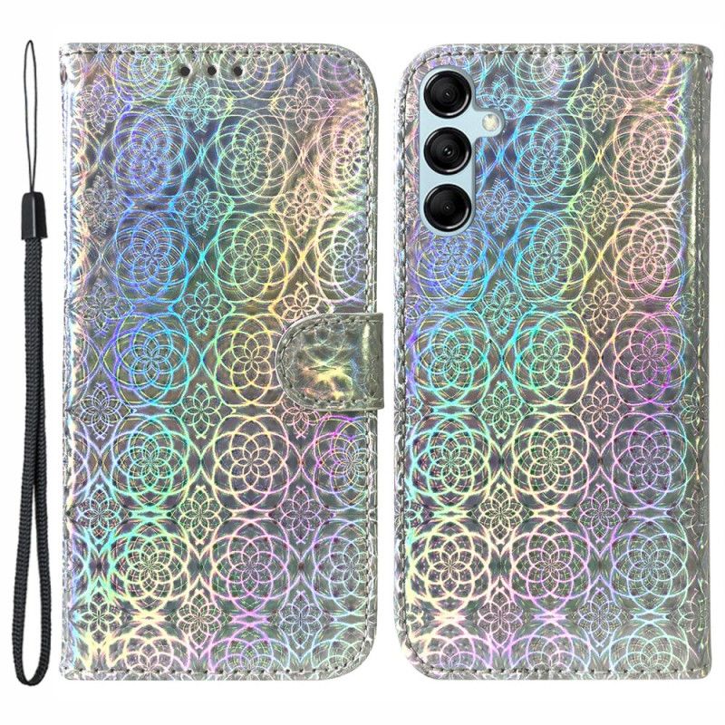 Kotelot Samsung Galaxy A15 Strappy Disco -tyyli