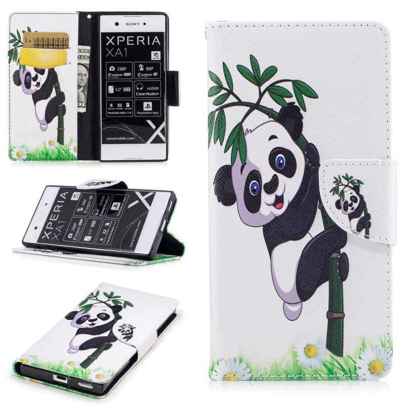 Flip Case Sony Xperia XA1 Panda Bambulla