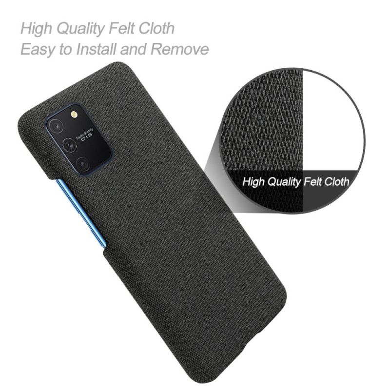 Case Kuoret Samsung Galaxy S10 Lite Ruskea Tummansininen Puhelinkuoret Ksq-Kankaan Rakenne