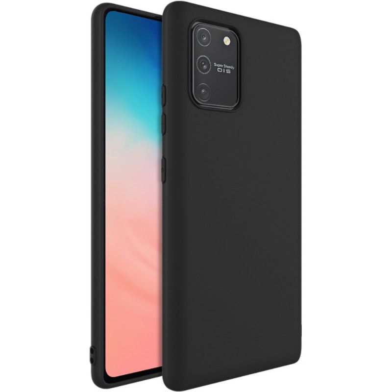 Case Kuoret Samsung Galaxy S10 Lite Tummansininen Musta Puhelinkuoret Uc-1 -Sarjan Silikonimatto Imak