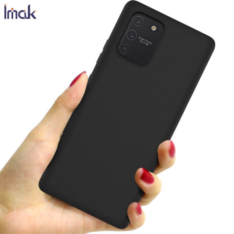 Case Kuoret Samsung Galaxy S10 Lite Tummansininen Musta Puhelinkuoret Uc-1 -Sarjan Silikonimatto Imak