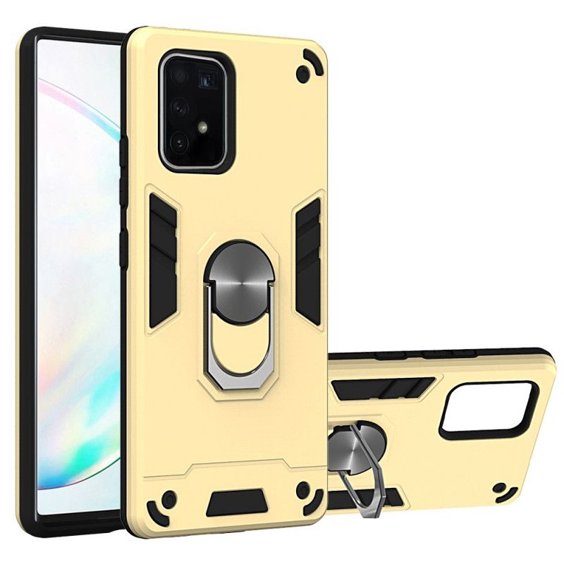 Case Kuoret Samsung Galaxy S10 Lite Vihreä Puhelinkuoret Irrotettava Metallirengastuki