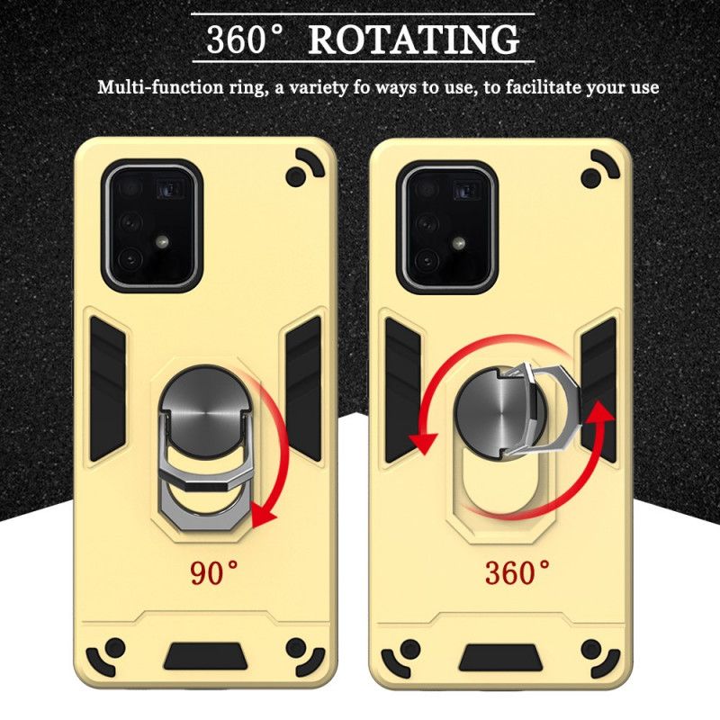 Case Kuoret Samsung Galaxy S10 Lite Vihreä Puhelinkuoret Irrotettava Metallirengastuki