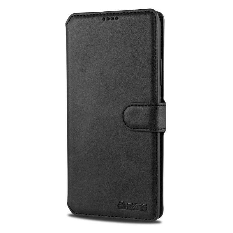 Flip Case Samsung Galaxy S10 Lite Harmaa Musta Retro Azns