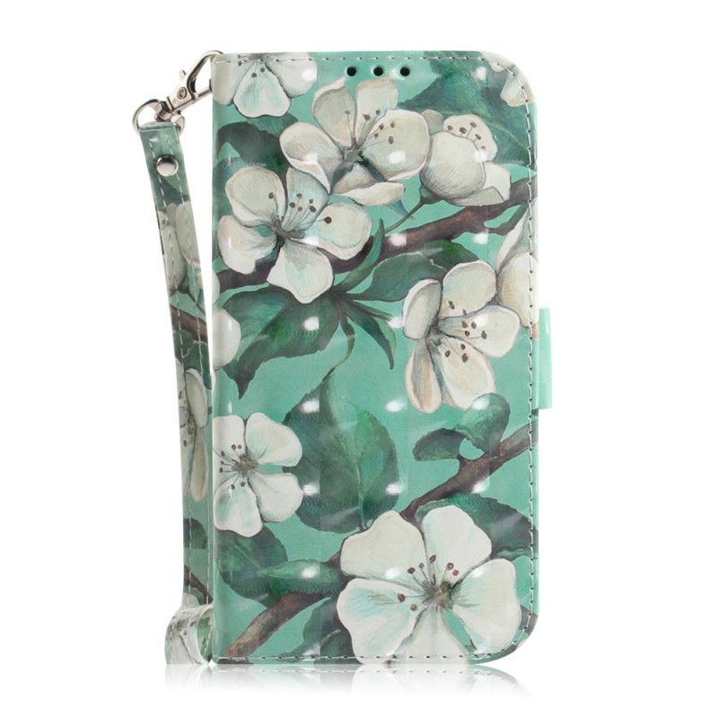 Flip Case Samsung Galaxy S10 Lite Kukkiva Oksa Tangalla